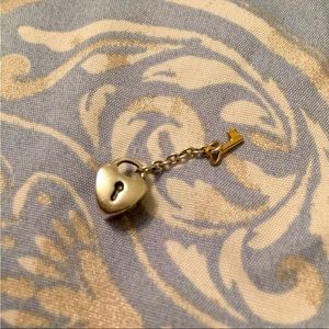 Key To My Heart Charm with 14K Gold